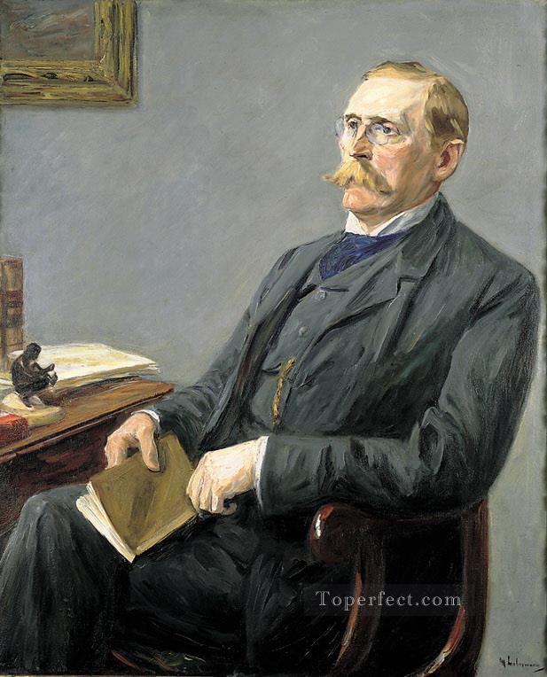 Retrato de Wilhelm Bode 1904 Max Liebermann Impresionismo alemán Pintura al óleo